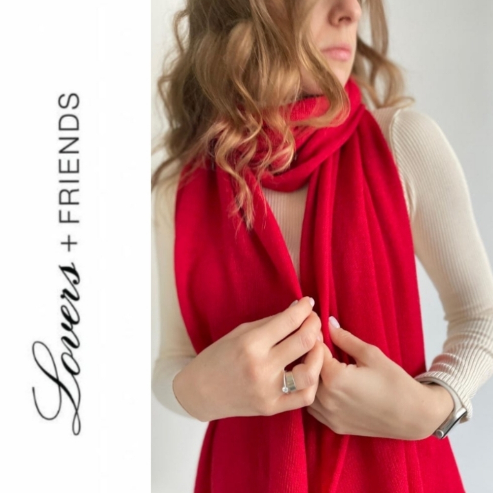 Like New! Lovers & Friends x Revolve Wool / Cashmere Blend Scarf